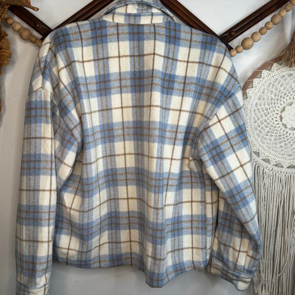 THML Plaid Button Jacket Shacket - Picture 3 of 4